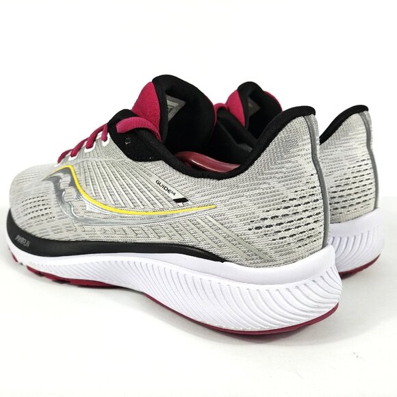 Saucony Guide 14 Women’s 8.5 Gray Pink Running Shoes Stability Support S10654-55 - Picture 5 of 16